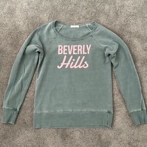 Distressed Beverly Hills sweatshirt M